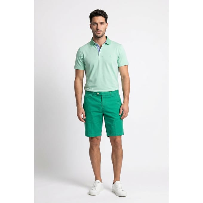 River Woods Basic Chino Short Stretch Green Taglia: 40 | Pantaloncini Outlet | Uomo | Verde
