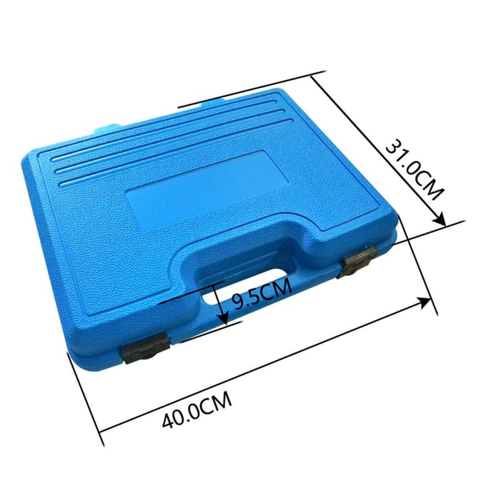 Kit de test de pression du radiateur avec pompe à main et adaptateur universel, pression du système de refroidissement universel bleu