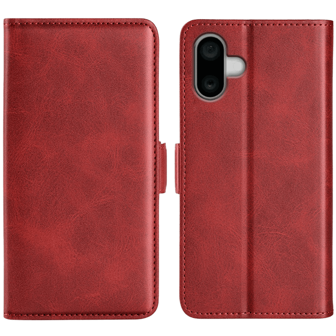 Comfycase Apple iPhone 16 Plus Bookcase Hoesje Rood