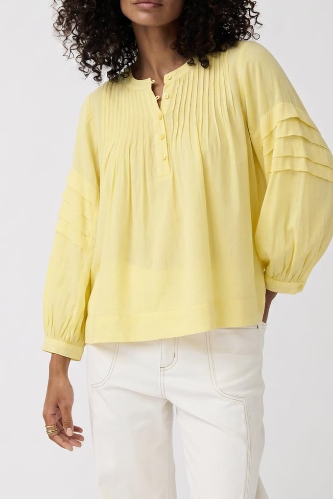 Alchemist Top Freya Butter Yellow Größe: 36 | Longsleeves Outlet | Damen | Gelb
