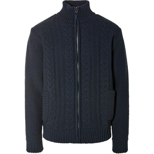 LIVERGY Gebreide heren vest (Marineblauw, L)