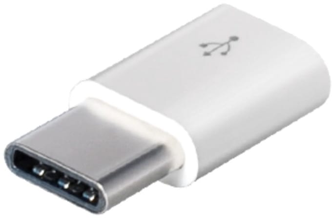 USB-C (m) - USB Micro B (v) adapter - USB2.0 / wit