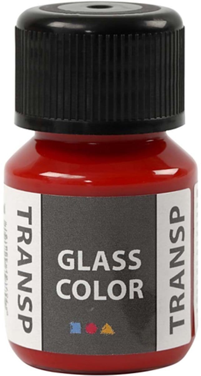 Creativ Company Glass Color Transparent Paint - Red 30ml