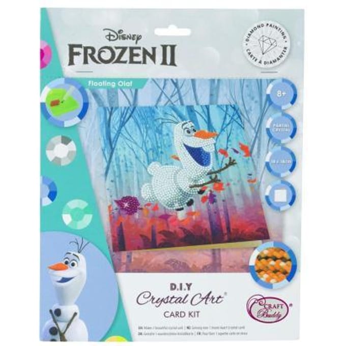 Crystal Art Diamond Painting Kaart Frozen Olaf