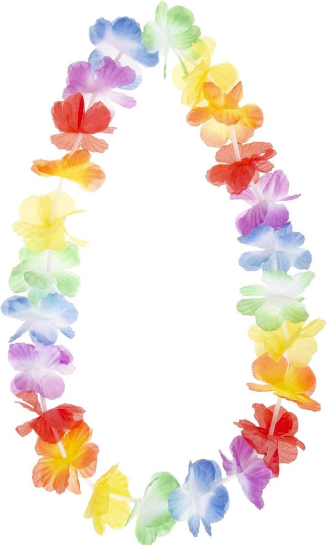 24x Hawaii slinger Ketting krans - bloemenslinger
