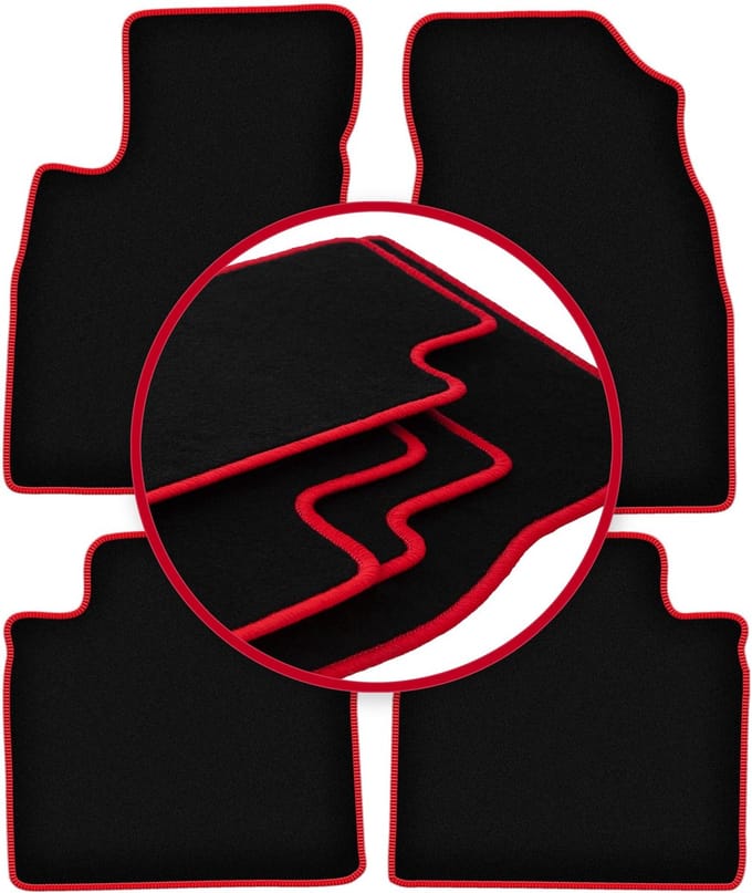 CARLUX-RED automatten voor: Kia Opirus sedan (2002-2011)