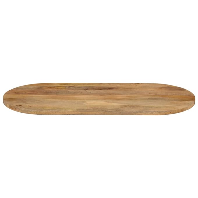 vidaXL Tafelblad ovaal 110x50x2,5 cm massief mangohout
