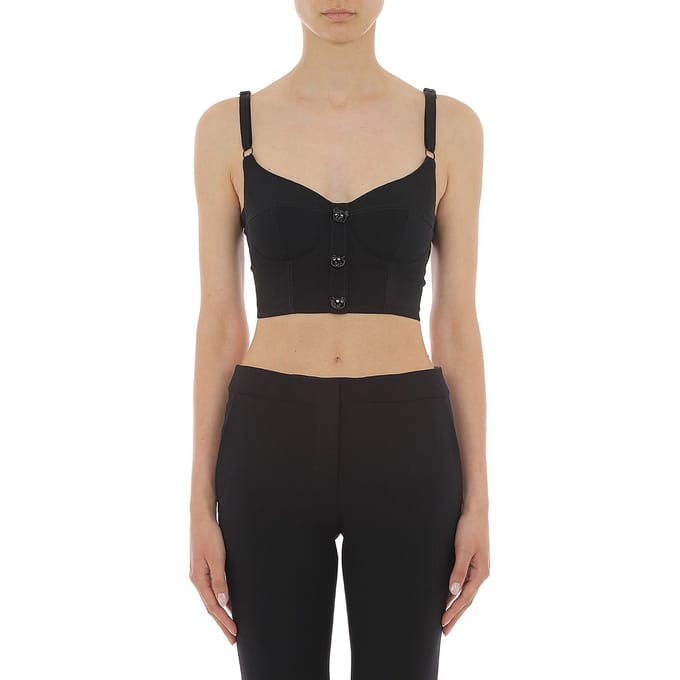 Moschino Top Black Taglia: 38 | Canottiere Outlet | Donna | Nero