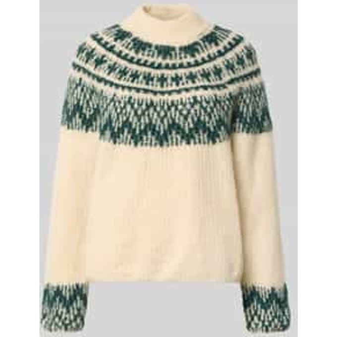 Loose fit gebreide pullover met opstaande kraag, model 'YASLIRI'