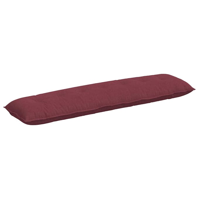 vidaXL - Rugkussen - Wijnrood - 200 - x - 50 - x - 19 - cm - Stof