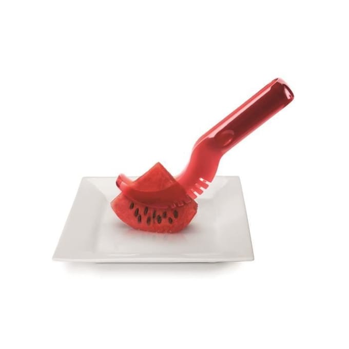 IBILI 749800 Watermeloen Snijder-Serveerder, Plastic, Rood, 27 x 10 x 3 cm