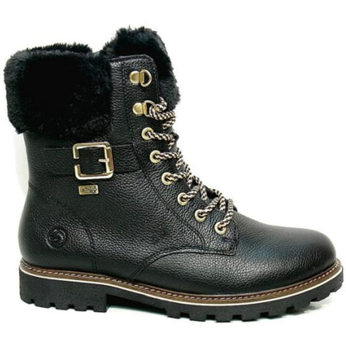 Remonte Veterboots - Dames - Zwart - Maat 38