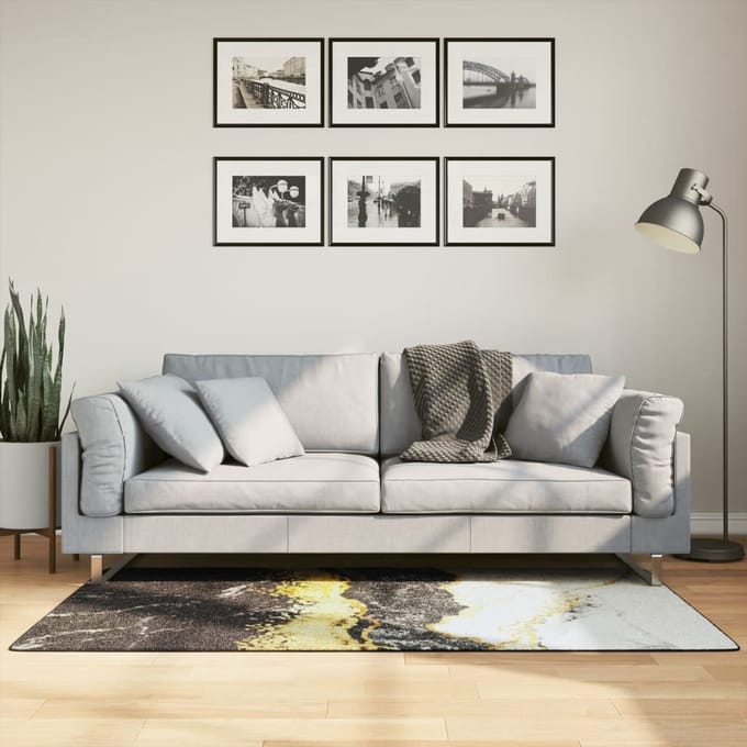 vidaXL - Vloerkleed - wasbaar - 80x150 - cm - meerkleurig