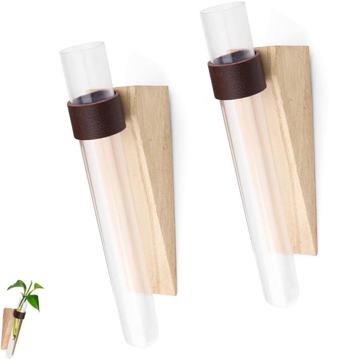 Dailygoods- Propagatiestation - 2 Stuks - Houten/Kunststof