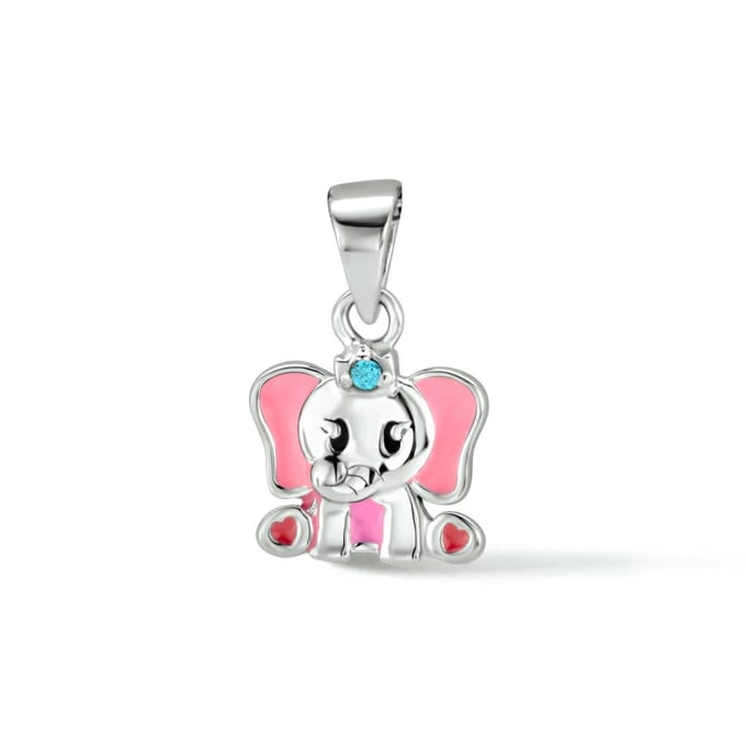 Zilver Gerhodineerde Hanger olifant 1334492