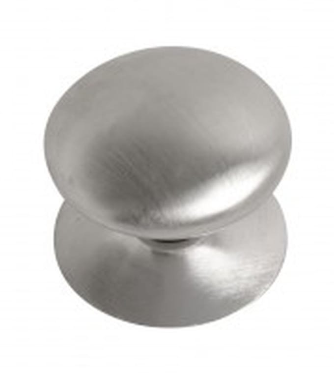 Victorian Cabinet Knob Satin Chrome 30mm