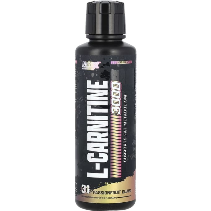 Nutrex Research Liquid Carnitine 3000 (465ml) Passionfruit Guava - Dieet & Gewichtsbeheersing - L-Carnitine