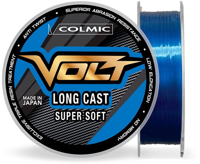 Colmic Volt Long Cast Monofilament 1000 M Blauw 0.168 mm