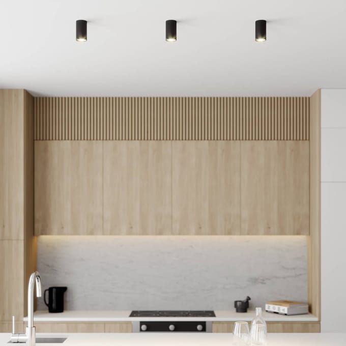 Nowodvorski Lighting Downlight Eye S in cilindervorm, zwart