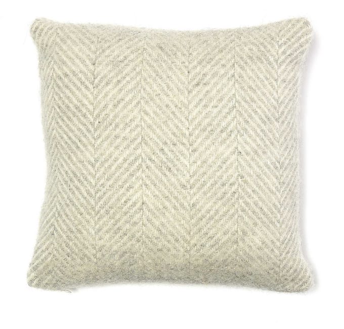 WOOOL Kussen - ALASKA (Silver Grey) - 50x50cm - 100% Wol