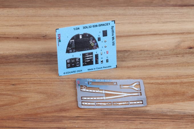 Eduard Modelbouwpakket - 3DL32028 Spitfire Mk.VIII Sp - Accessoires set - 1:24 - Modelbouw