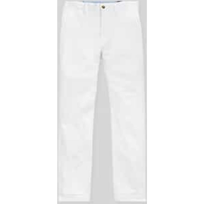 Recht broek van katoenmix