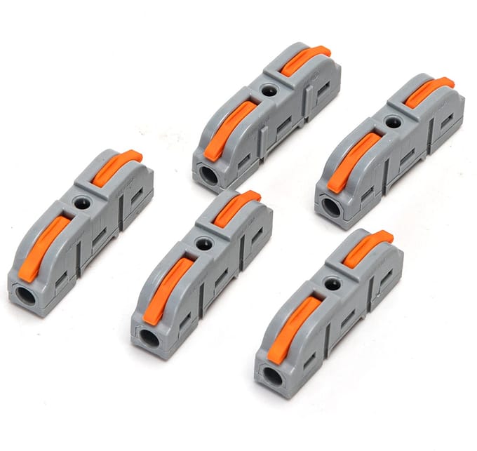 Lasklem LT-211 set 5 stuks - 1x1-voudige verbindingsklem 0.08-4mm² | IP20 hersluitbaar