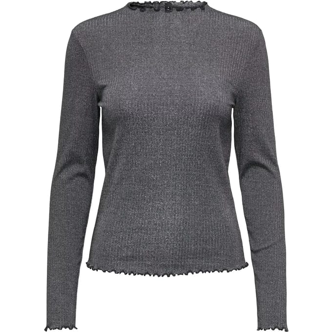 ONLY - ONLEMMA LIFE LS GLITTER TOP JRS Dames Top