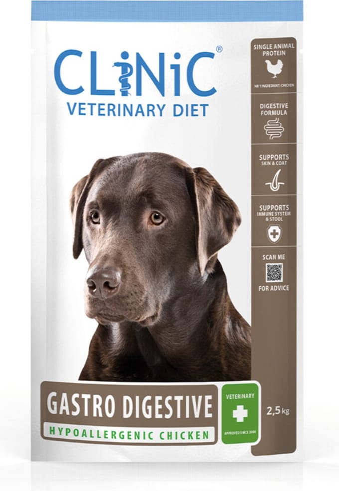 Clinic Hondenvoer Gastro Digestive Kip 2,5 kg