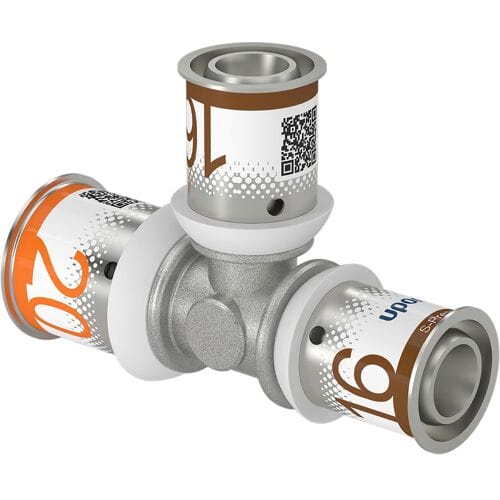 Uponor s-press plus tee verloopstuk 20 x 16 x 16 mm