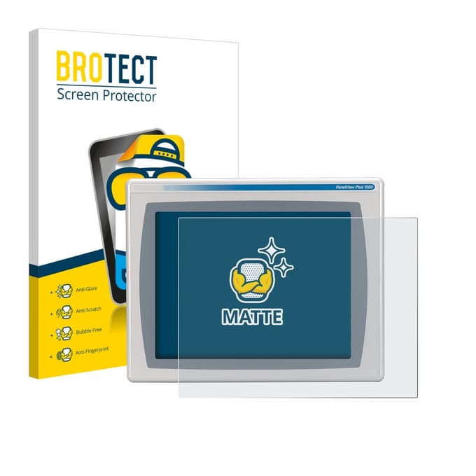 BROTECT - Screenprotector voor Allen Bradly HMI AB 2711P-RDT15C - Folie Beschermfolie matte