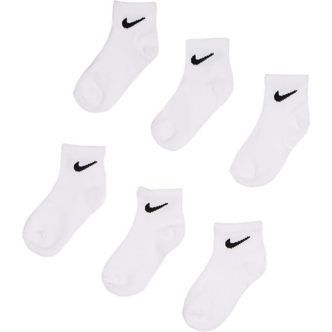 Nike Kids Sokken Unisex - Wit - Maat 23.5 - 27 - Poly Jersey