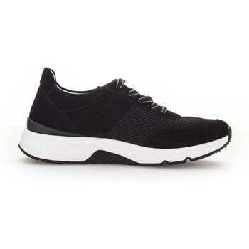 Gabor rollingsoft sensitive 46.897.37 - dames rollende wandelsneaker - Zwart - maat 37 (EU) 4 (UK)