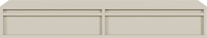Selsey Evo - Hangende toilettafel 110 cm - Grijs beige