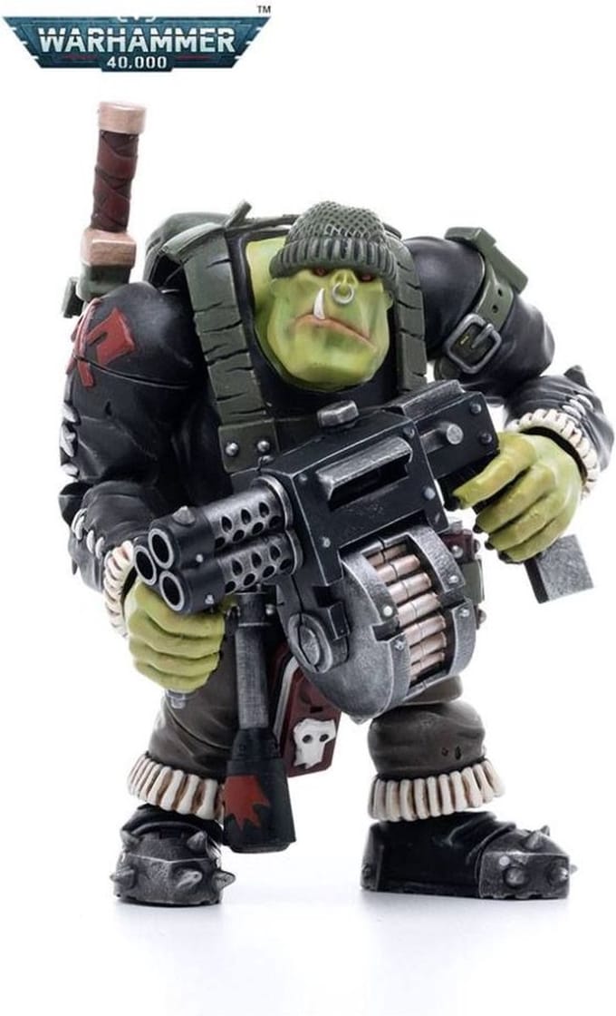 Ork Kommandos Dakka Boy Rotbilge 1/18 H:12Cm.
