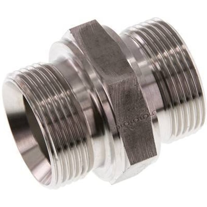 G 1 1/4'' RVS Borstnippel 315 Bar - Hydrauliek - FL2S-M-ST-114G-I