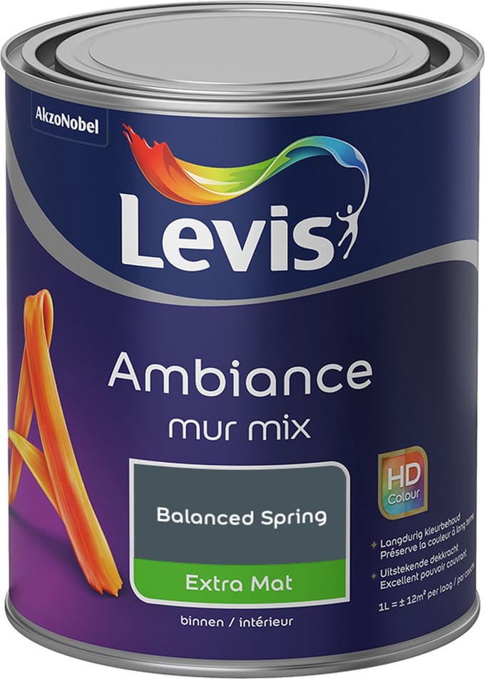 Levis - Ambiance Mur Extra Mat Mix - Balanced Spring - Mengverf - 1 L