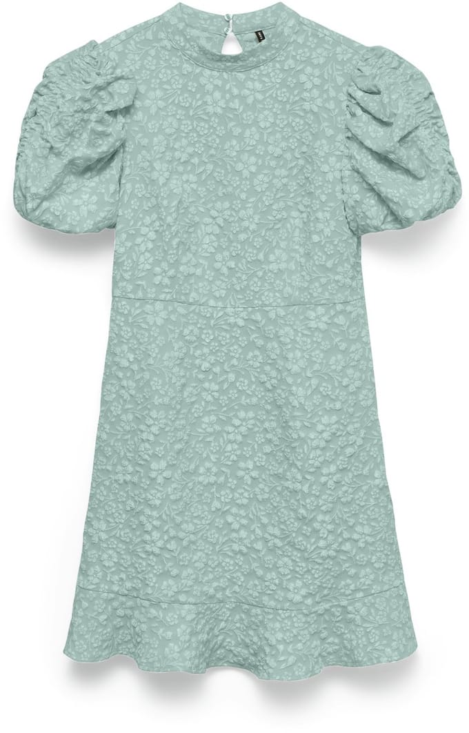 VERO MODA - VMFIONA SS HIGH NECK SHORT DRESS EXP - Dames - Mini jurken