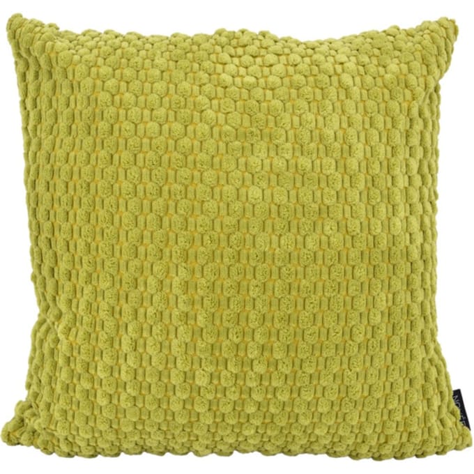 NOVÉE Sierkussen corduroy knit pistache | 45 x 45 cm | polyester
