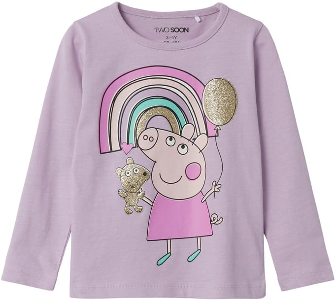 NAME IT - TMFPUDEL PEPPAPIG LS TOP NOOS CPLG - Meisjes - Lange mouwen shirts