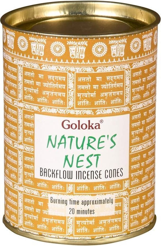 Goloka Backflow Wierook Kegels Nature's Nest