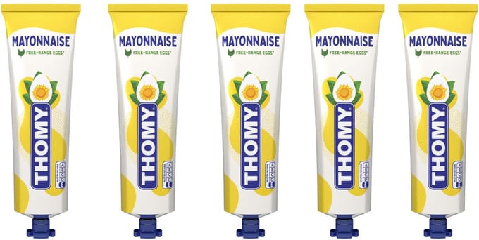 THOMY MAYONNAISE TUBE 5 X 265 GR. THT 02/2027