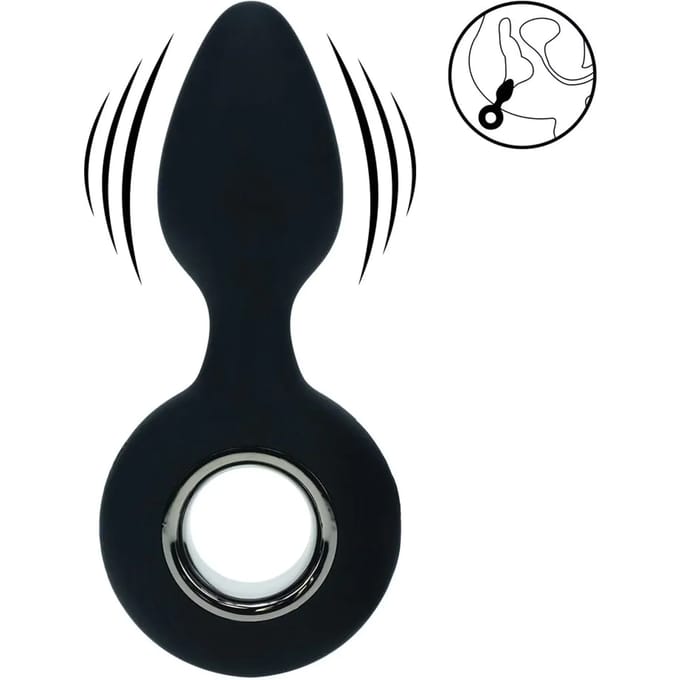 Levelz - Vibrerende Siliconen Butt Plug met Ring