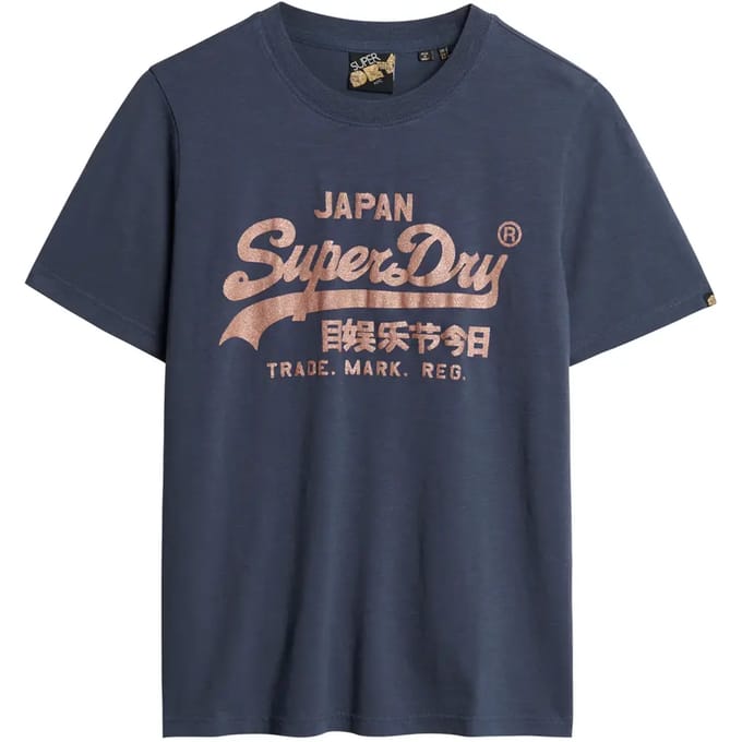 Superdry Metallic Shirt Dames - Maat S (36)