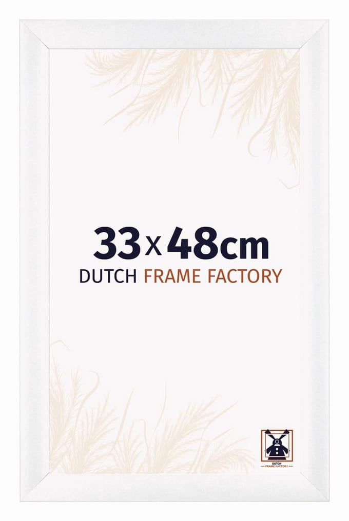 Fotolijst 33x48 cm - MDF - Wit Mat - Praag