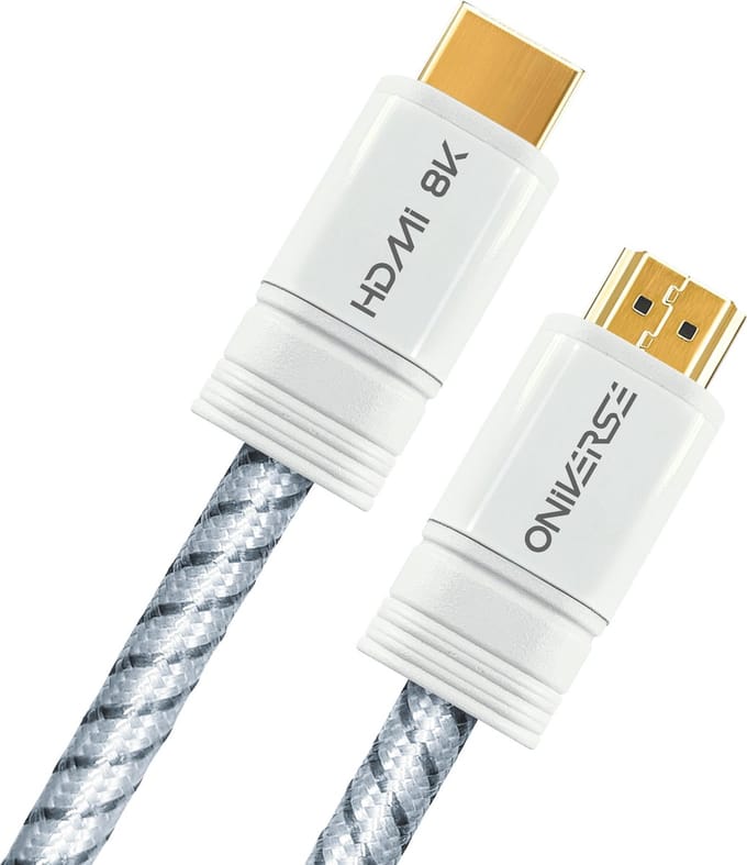Oniverse 8K HDMI CABLE - WHITE - Wired