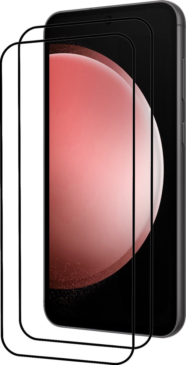 Screenprotector - 2 Stuks - Geschikt voor Samsung Galaxy S23 FE - Full Cover - Beschermglas - Gehard Glas - Tempered Glass - Screen Protector