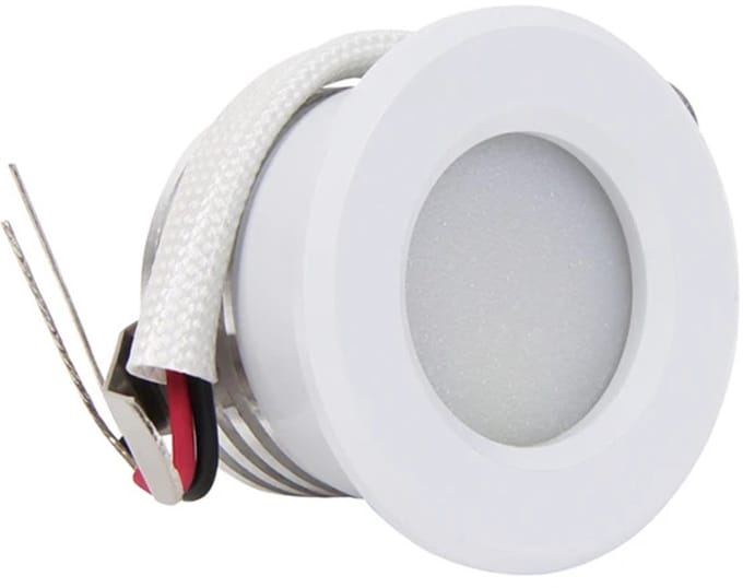 LED inbouwspot - mini 1.5W - 1 stuk - wit 3000K dimbaar IP44