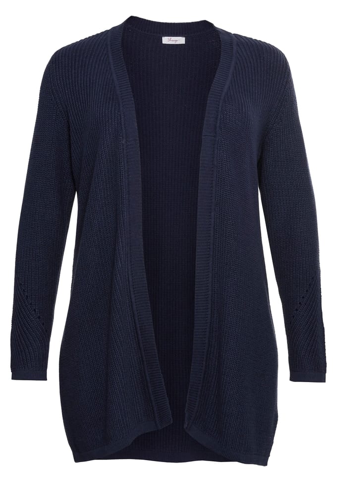 Lang gebreid vest