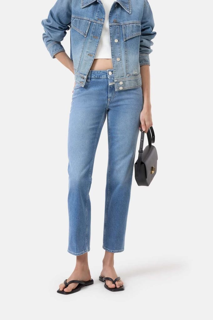 Closed Junna Mid Blue Größe: W31L34 | Straight Jeans Outlet | Damen | Blau